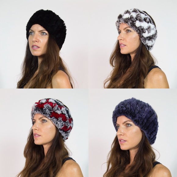 Rex Rabbit fur headband - Picture 1 of 3